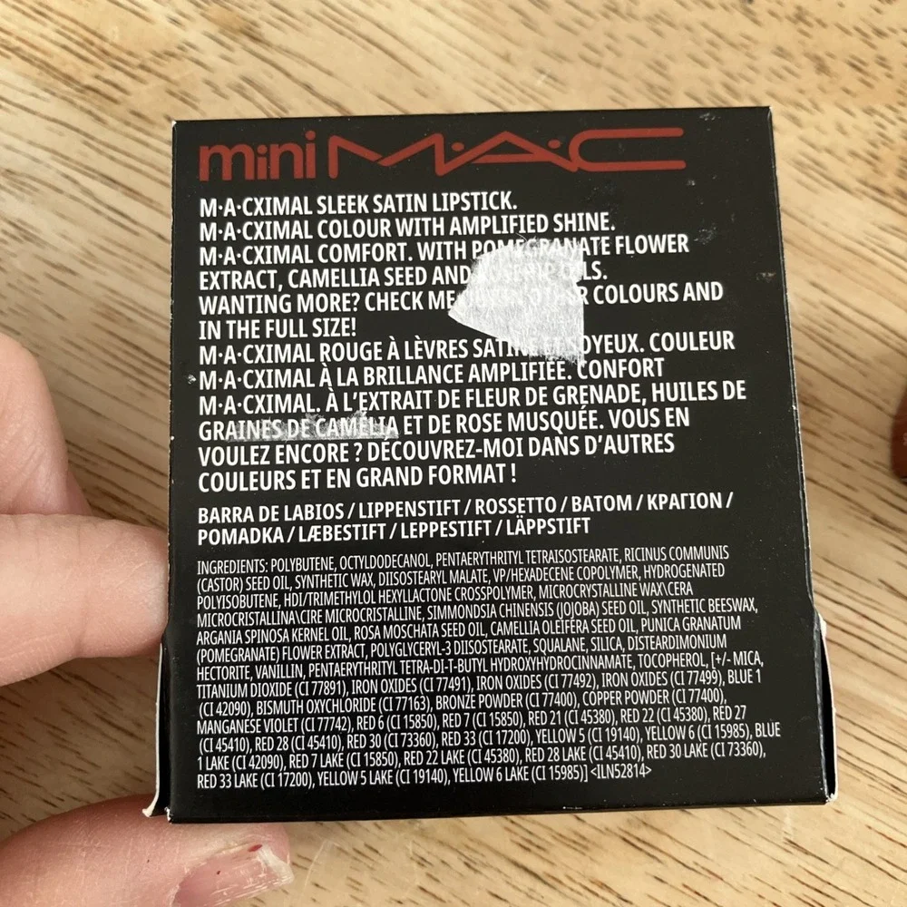 MACXIMAL Sleek Satin Lipstick DUBONNET Mini Mac 0.05 oz / 1.5g ~ NIB + FAST SHIP